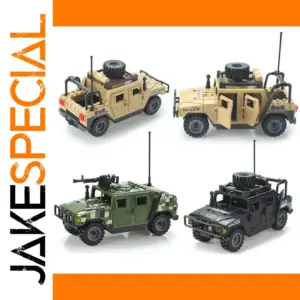 Army Soldiers Armored Vehicle DIY Building Set