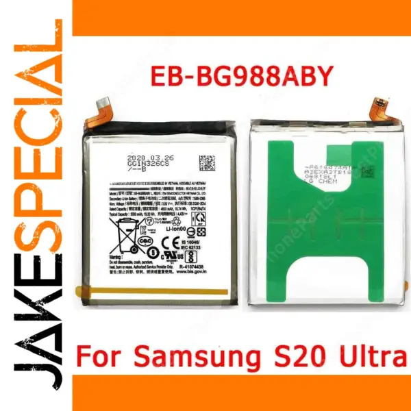 Samsung Galaxy S20 Ultra EB-BG988ABY Battery 5000mAh