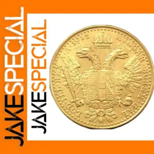1915 Austria-Habsburg Gold Ducat Coin Replica