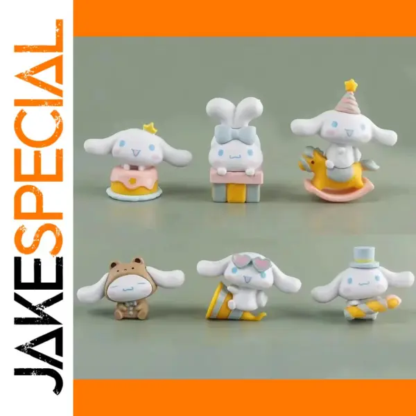 Hello Kitty Dog Party Figurines Set of 6