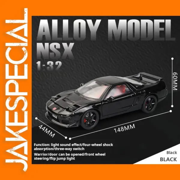 1:32 Honda NSX Diecast Metal Car Model
