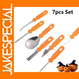 7-Piece Halloween Pumpkin Carving Tool Set