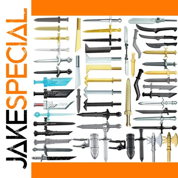 Medieval Knight Building Block Figure Set