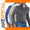 Men's Autumn Half Zipper Pullover Sweater
