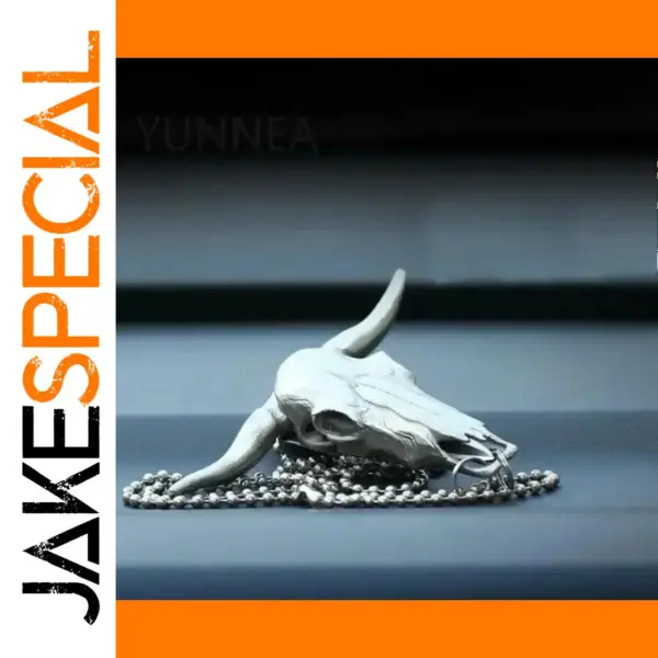 Stainless Steel Bull Head Pocket Tool Pendant