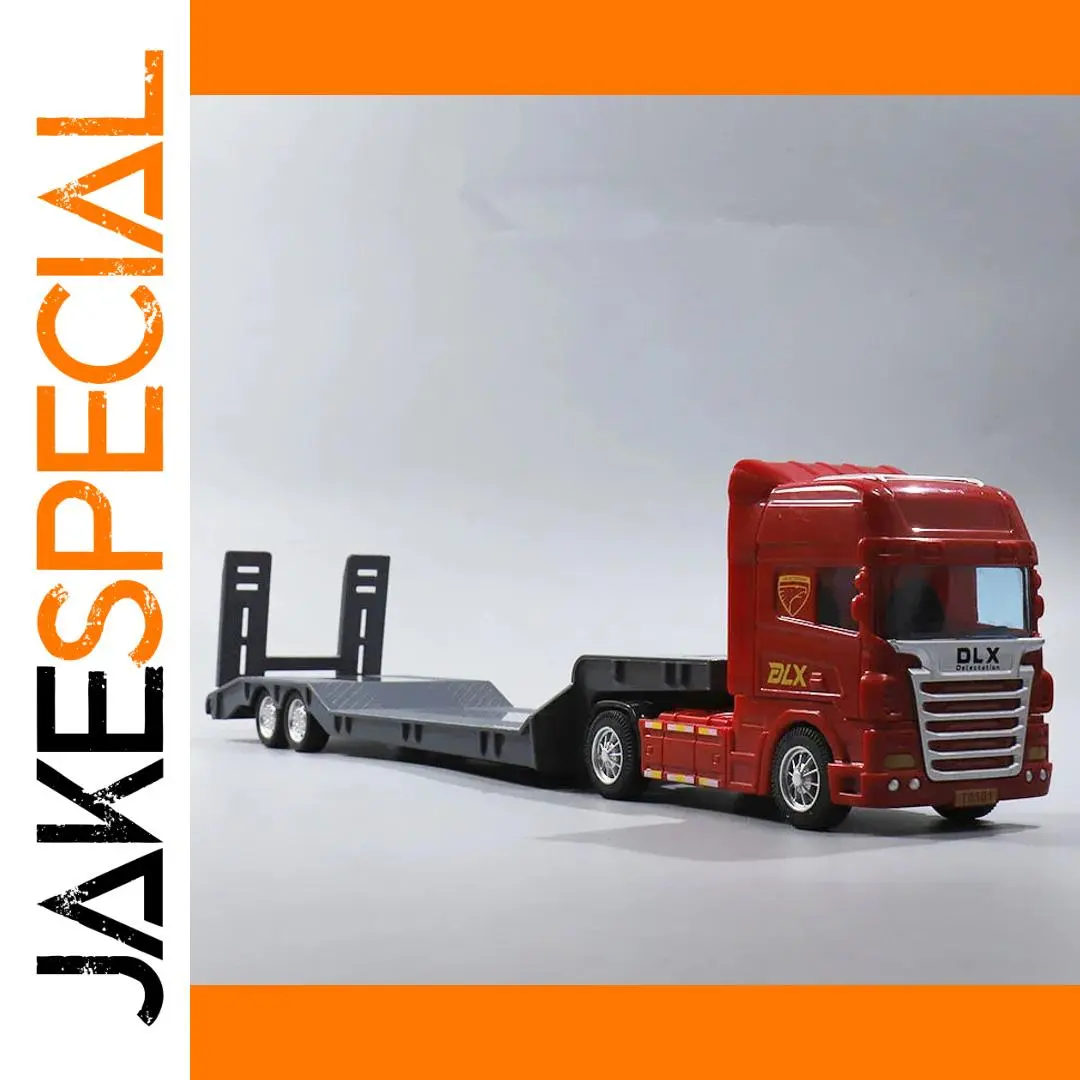 1:50 Diecast Plastic Flatbed Trailer Model 1 1:50 Diecast Plastic Flatbed Trailer Model