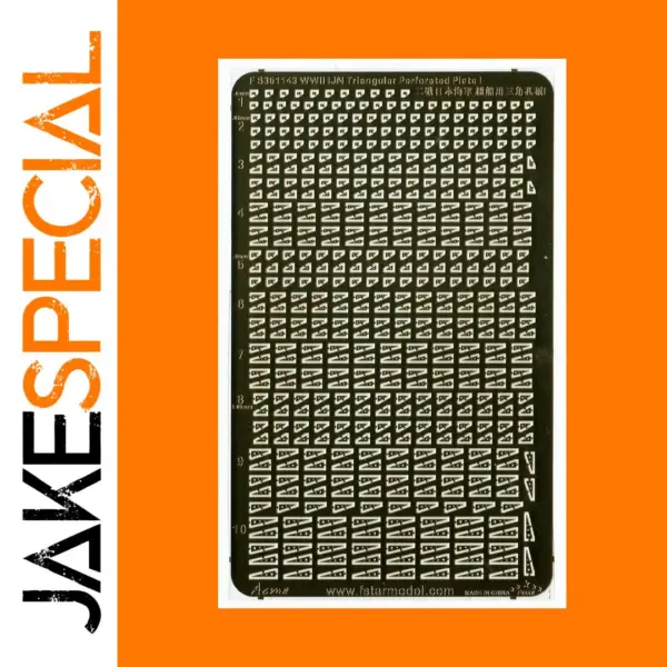 1/350 WWII IJN Triangular Perforated Plates