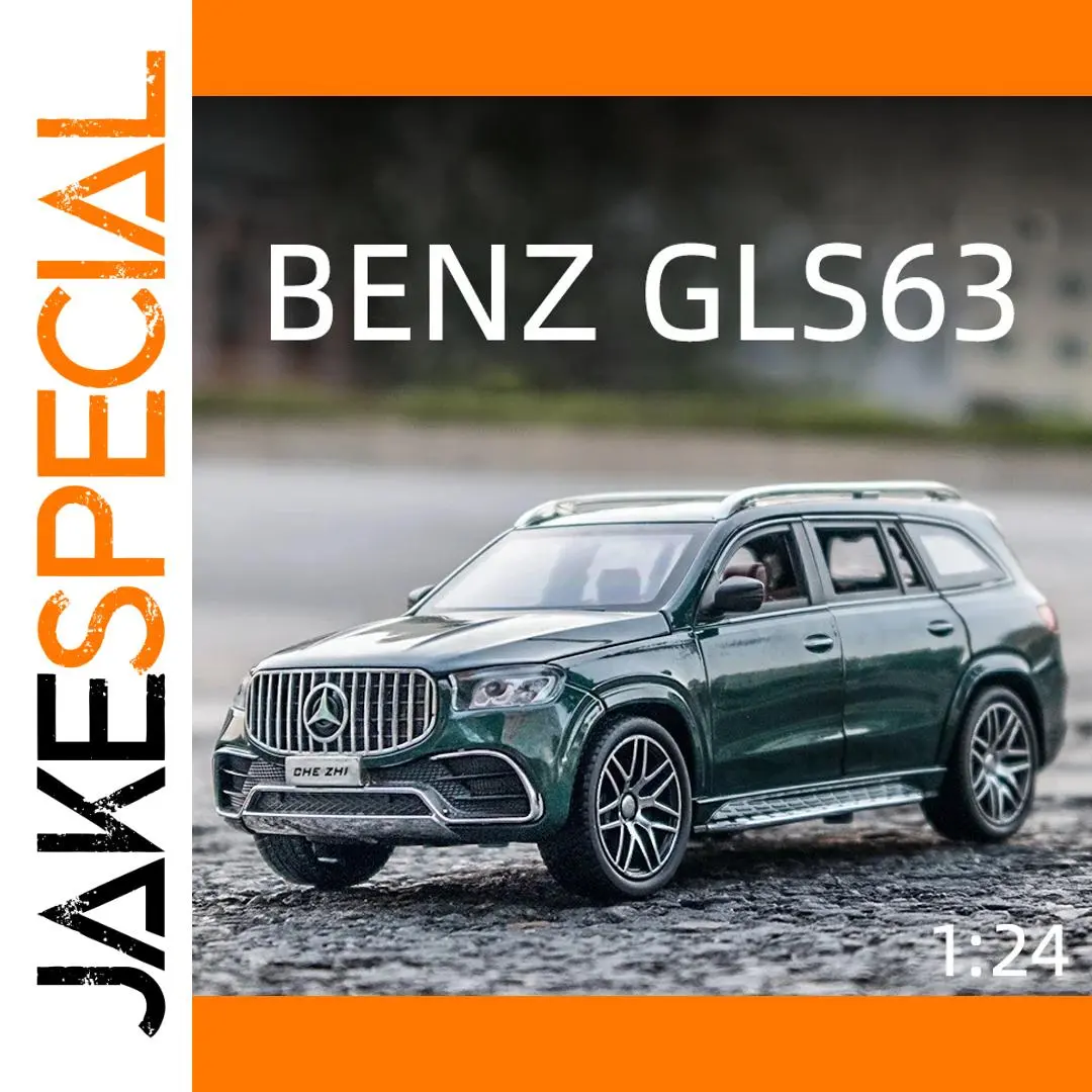 1:24 Scale Benz GLS63 AMG Diecast Model Car 1 1:24 Scale Benz GLS63 AMG Diecast Model Car