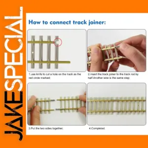 50pcs Track Rail Joiners for Code 80 83 100