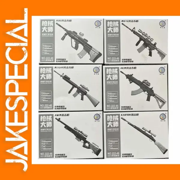 1/6 Scale Assault Rifle Model for Action Figures