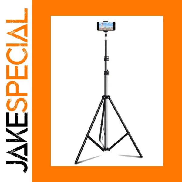 Versatile Floor Tripod for Cameras and Lighting