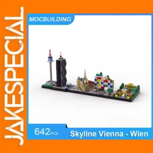 Vienna and Budapest Skyline Building Blocks Set