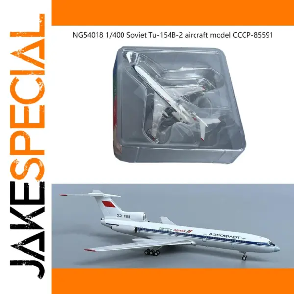 1/400 Soviet Tu-154B-2 Aircraft Model CCCP-85591