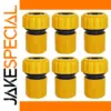 6PCS Garden Hose Repair Connectors 3/4 1/2 inch