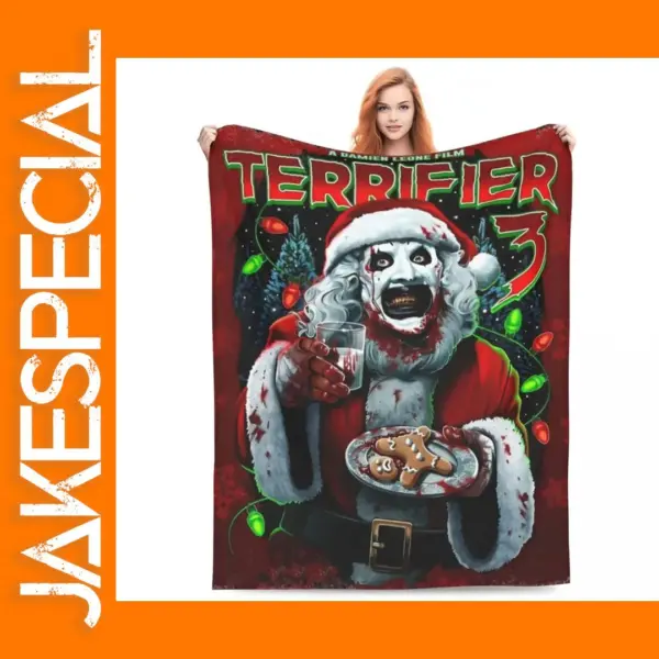 Velvet Halloween Clown Throw Blanket  Travel