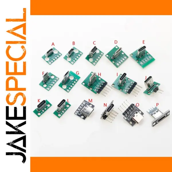 Micro USB Type-C PCB Test Connector 90°