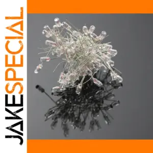 100pcs Warm White 2.5mm Mini Bulbs 12V-16V