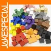 100pcs Colorful Wooden Cubes for Games