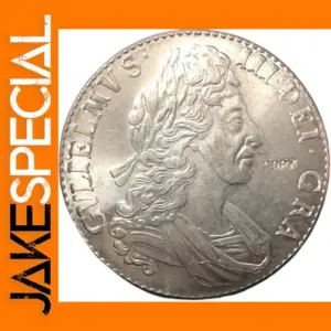 William III 1695 England Crown Replica Coin