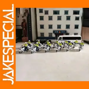 1:64 Scale Police Figure Model for Display