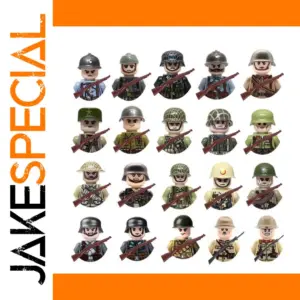 20pcs Military Soldiers Building Blocks Set