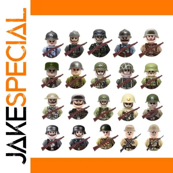 20pcs Military Soldiers Building Blocks Set