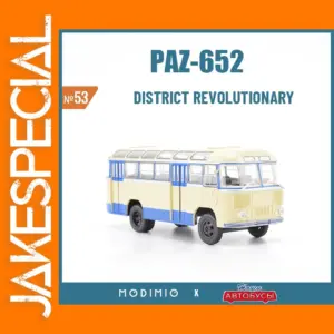1:43 Diecast Model PAZ-652 District Revolutionary