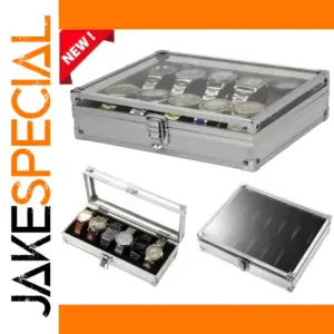 Useful Aluminium Watch Storage Box WT0192 with 12 Slots