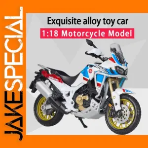 Bburago 1:18 Honda Africa Twin Diecast Motorcycle Model