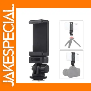 Camera Hot Shoe Phone Holder for Tripods