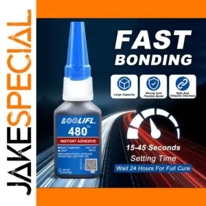 480 Black Super Glue for Metal and More