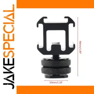 Triple Hot Shoe Mount Adapter for DSLR Cameras