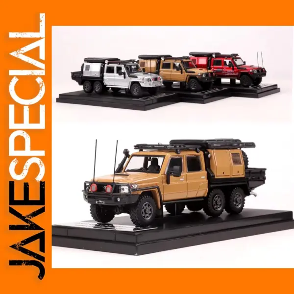 1:64 Land Cruiser LC79 6x6 Alloy Model Car