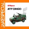 MOC Military Vehicle Brick Set ATF Dingo 670pcs