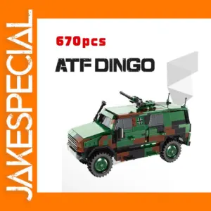 MOC Military Vehicle Brick Set ATF Dingo 670pcs