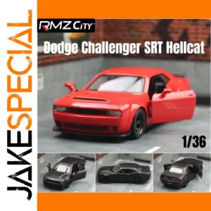 1/36 Dodge Challenger SRT Hellcat Diecast Car