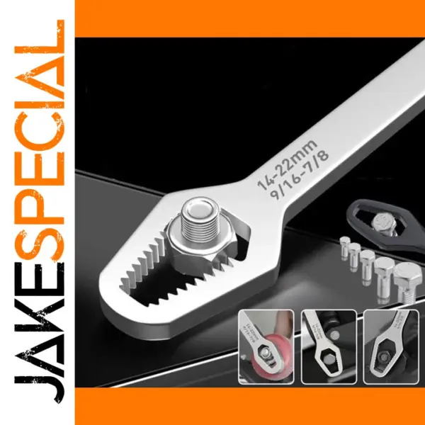 8-22mm Adjustable Double-Head Torx Wrench for Mechanical Repairs