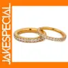 Elegant 18K Gold-Plated Stainless Steel Ring