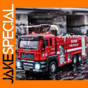 1:50 Scale Fire Engine Diecast Model Toy
