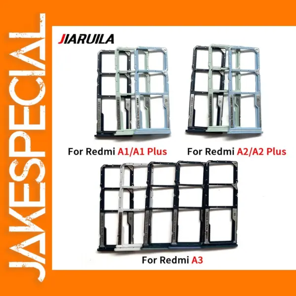 Dual Micro SIM & SD Card Tray for Xiaomi Redmi A1/A2/A3