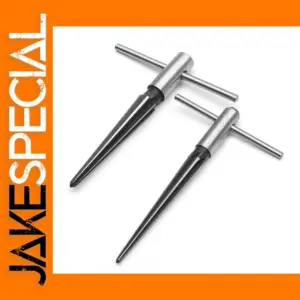 2PCS Handheld Tapered Reamer Set 1/8-5/8 Inch