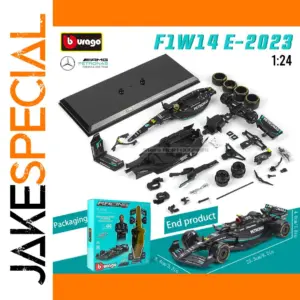 Bburago 1:24 2023 Mercedes-AMG W14 Model Car