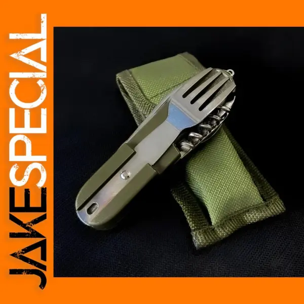 7-in-1 Stainless Steel Outdoor Tableware Set