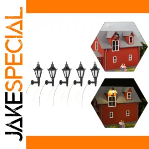 5pcs O Scale 1:50 Model Railway LED Lamps