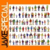 100pcs HO TT Scale Model Train Figures