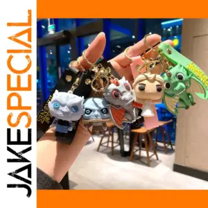 Trendy 3D PVC Anime Keychain Pendant