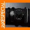 Men's Quartz Watch with Bracelet Set
