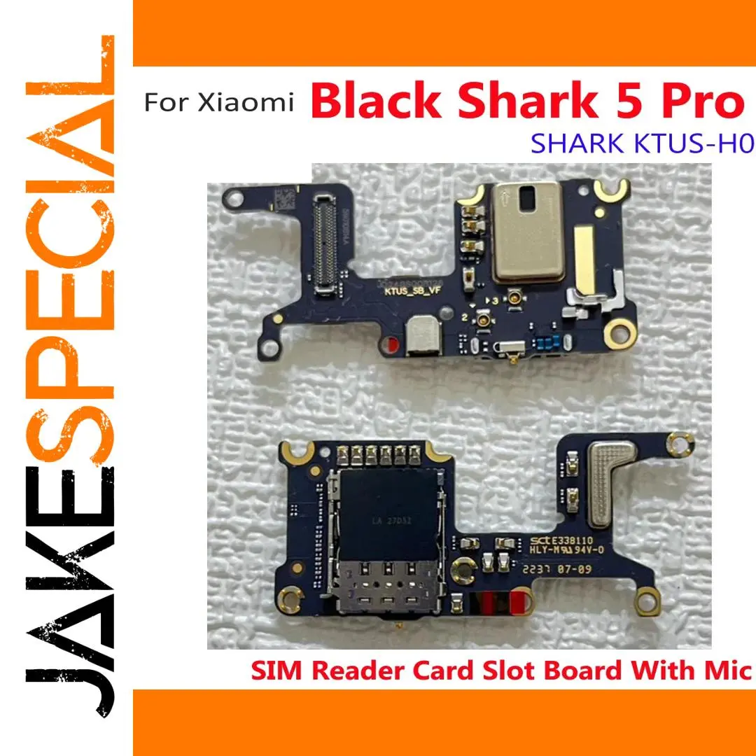 SIM Card Slot Replacement for Xiaomi Black Shark 5 Pro 1 SIM Card Slot Replacement for Xiaomi Black Shark 5 Pro