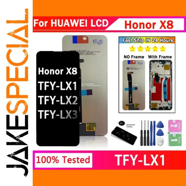 Huawei Honor X8 LCD Replacement for TFY-LX1-LX3