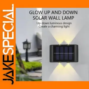 4LED Solar Waterproof Wall Light for Garden